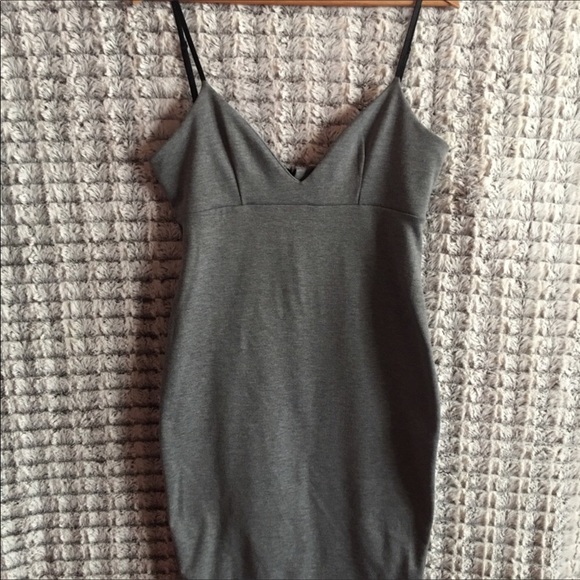 MUST GO! NEW!! Missguided Gray Midi Dress - Picture 2 of 4